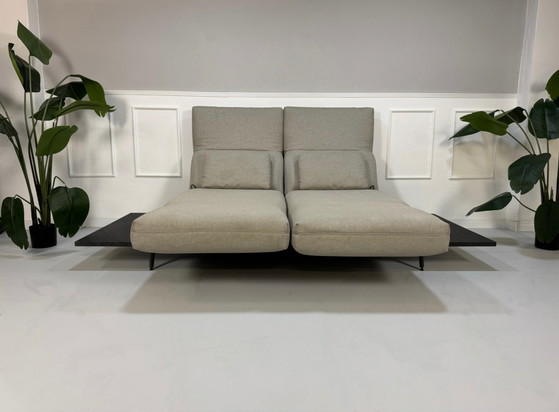 Image 1 of Rolf Benz Aura Sofa Beige Stoff Couch Relaxfunktion