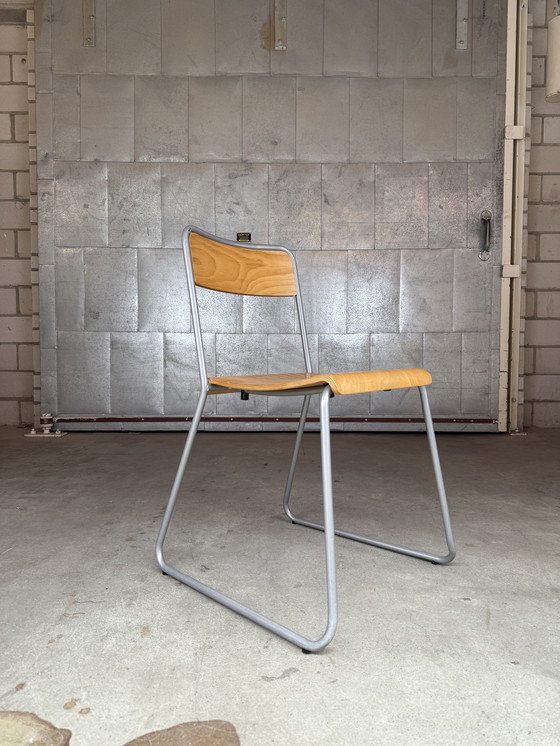 Image 1 of 4x Vintage IKEA School Chairs (Several Present)
