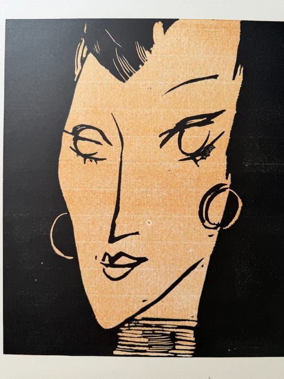 Image 1 of Alberto Manfredi - Aquarelles et Gravures, 1990, tentoonstellingsposter, Bouquinerie de L'Institut 12 Parijs