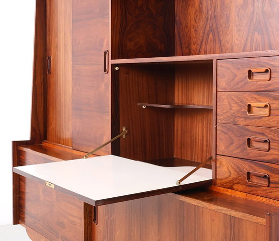 Image 1 of Vintage Dutch design buffet cabinet with asymmetrical layout, 1960s