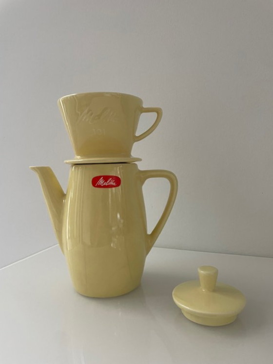 Image 1 of Macchina da caffè Melitta vintage con filtro degli anni '60.