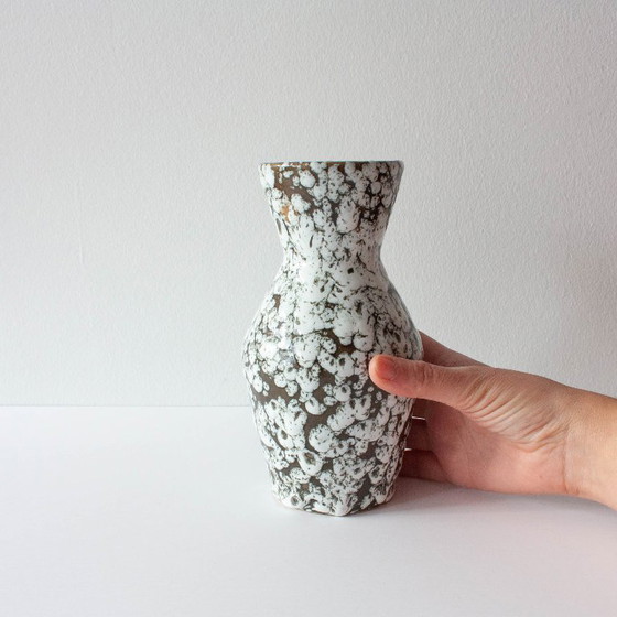 Image 1 of Scheurich Vase 523-18 Ceramic Fat Lava, 1960's