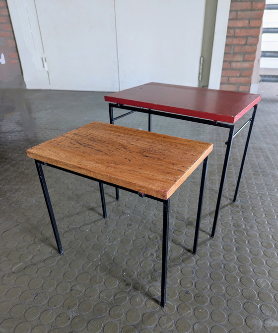 Image 1 of Vintage Set Mimi Sidetables Pastoe - Cees Braakman