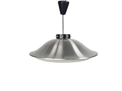 Lyfa - Carl Fagerlund - lampada a sospensione - alluminio - vetro - anni '60