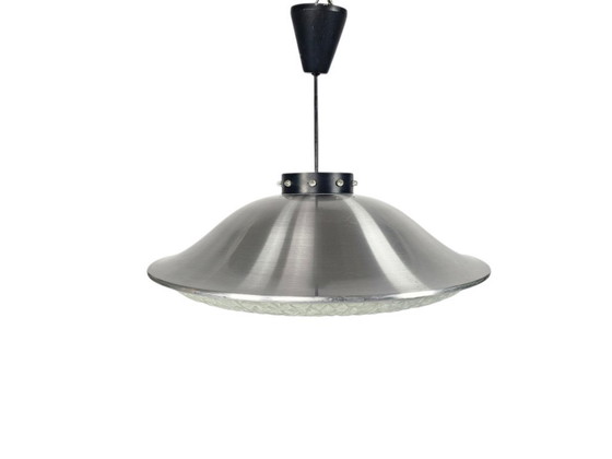 Image 1 of Lyfa - Carl Fagerlund - lampada a sospensione - alluminio - vetro - anni '60