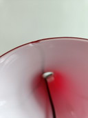 Lampe à suspension rouge Tokyo des années 1960 Wilhelm Braun-Feldweg pour Peill & Putzler