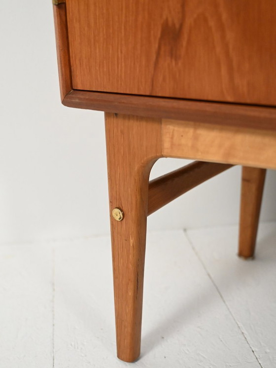 Image 1 of Scandinavian 1950s teak bar cabinet