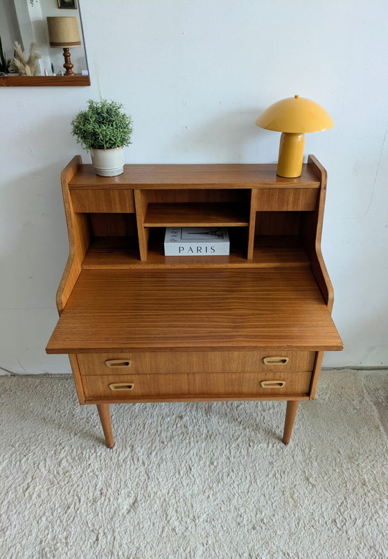 Image 1 of secrétaire vintage en bois