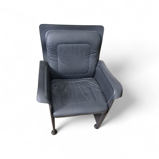 Image 1 of Juego completo de escritorio de cuero - Guido Faleschini - (7 piezas)