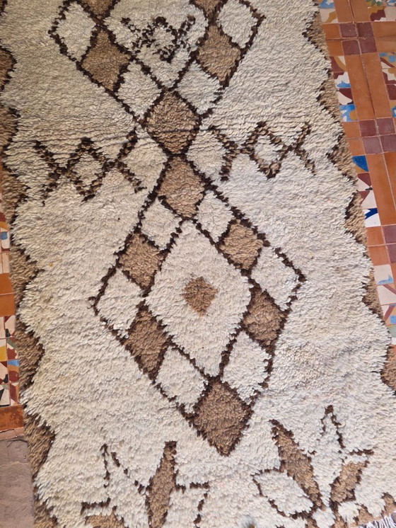 Image 1 of Small vintage Beni Ourain rug 188 x 80 cm