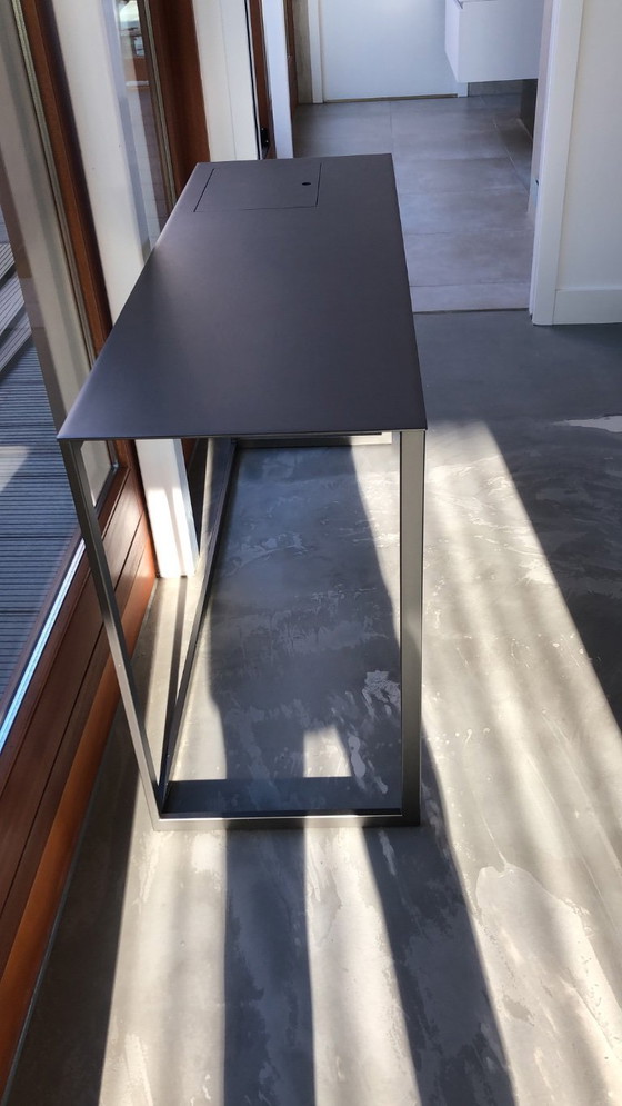 Image 1 of Zanotta Calamo Büro/Beistelltisch + Hocker