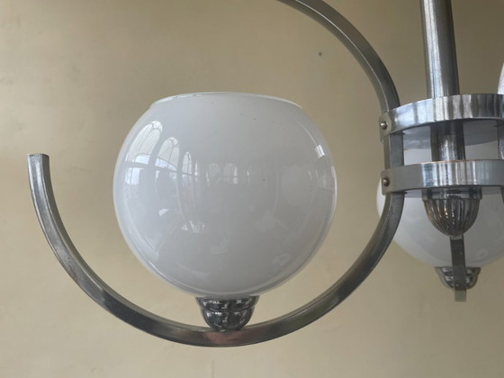 Image 1 of Lámpara colgante Lámpara de techo Art Déco 1930 Gorriones Francés