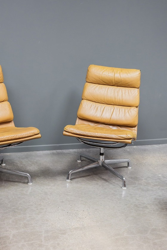 Image 1 of Poltrone lounge Eames EA216, 2 pezzi