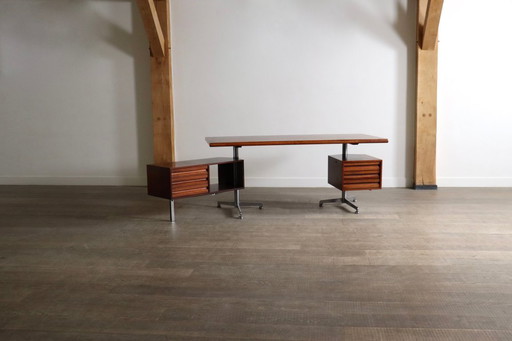 Escritorio T95 de Osvaldo Borsani para Tecno, Italia, 1956.