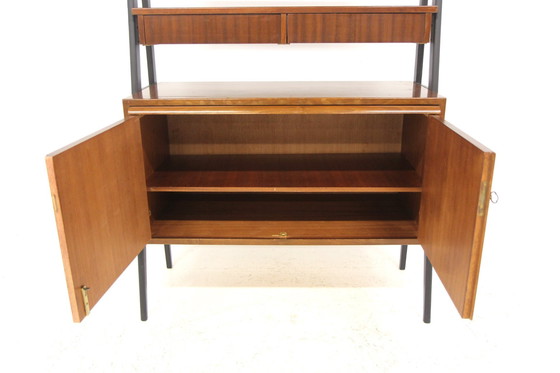 Image 1 of Scandinavian mahogany writing desk, Sweden, 1950