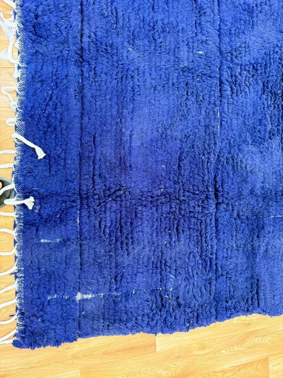 Image 1 of Blauw Berber wollen vloerkleed 200cm x 300cm