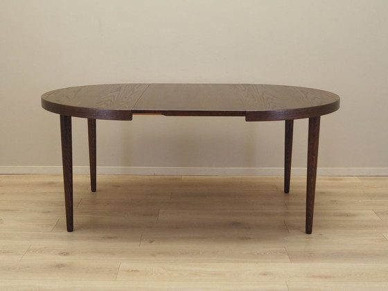 Image 1 of Eichentisch, dänisches Design, 1970er Jahre, Designer: Kai Kristiansen