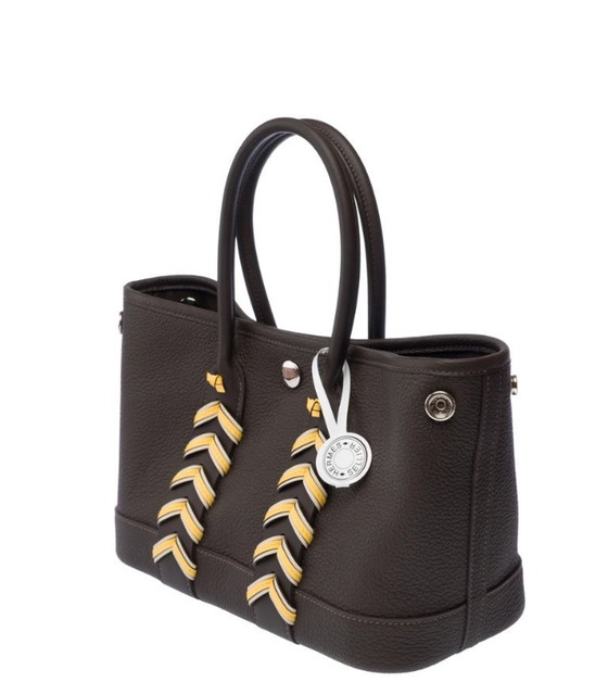 Image 1 of Borsa HERMES Garden Party in cuoio marrone - 103323