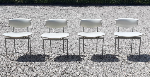 4x Rudolf Wolf meander Alpha chair