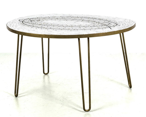 Vintage mozaïek salontafel