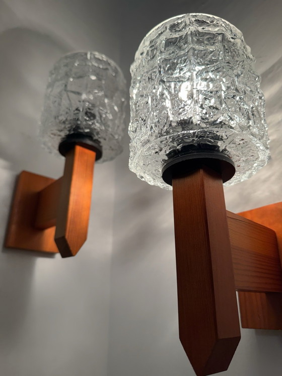 Applique IKEA pino massiccio anni '80 – Legno, Vetro (photo 11 of 12)