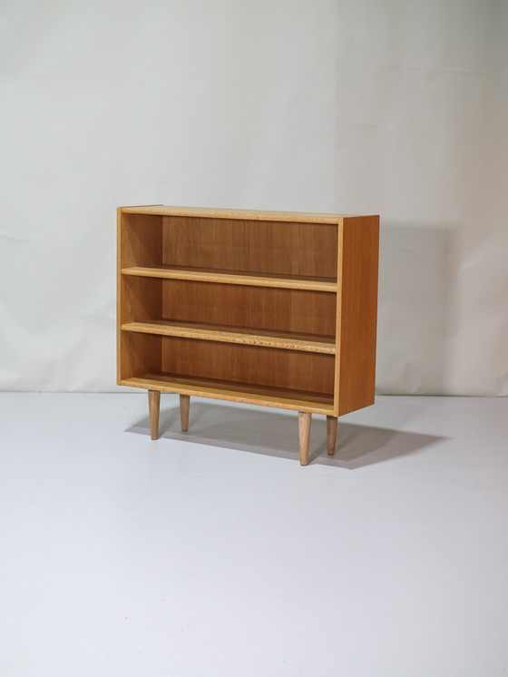 Image 1 of Bookcase Oak Danish 1960s Vintage