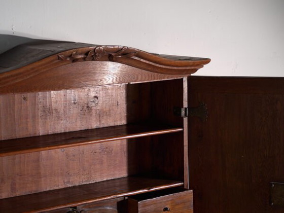 Antico scrittoio-libreria in rovere – Europa Centrale, circa 1850 – Scrivanie, Brass, Barok (photo 32 of 40)