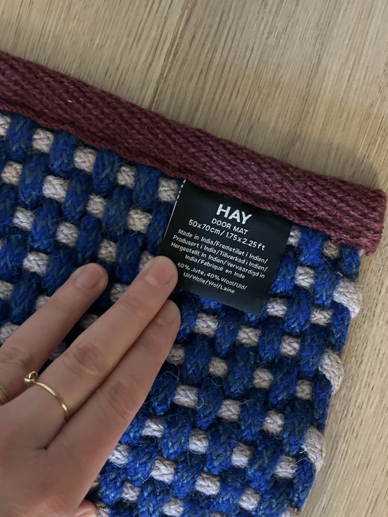 Image 1 of Heu-Fußmatte 70x50 cm Königsblau