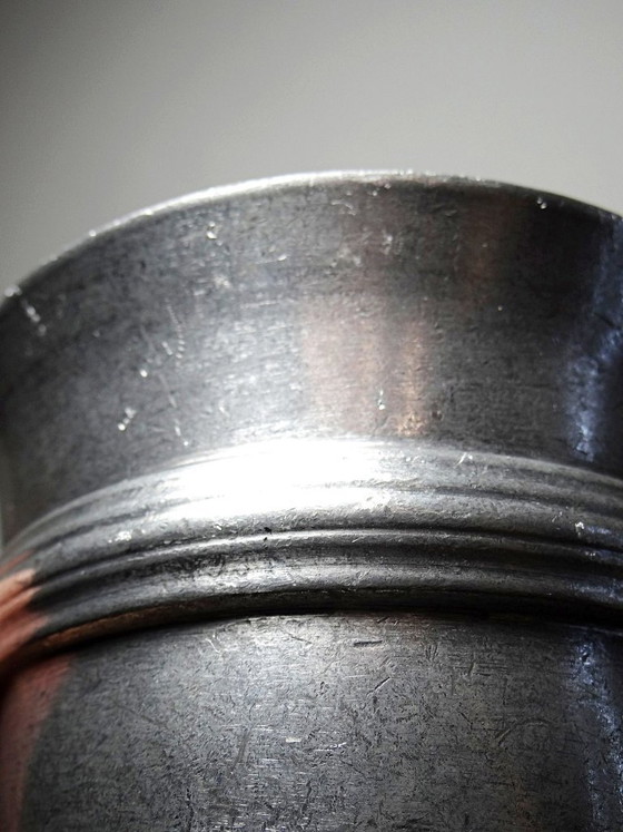 Vintage tinnen vijzel en stamper, Les Étains du Manoir, jaren 70-80 – Decoratieve objecten, Metal (photo 8 of 11)