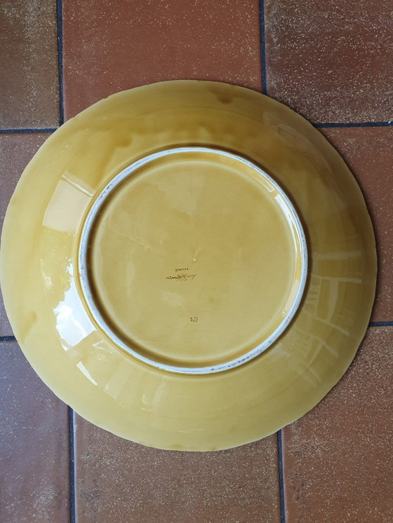 Image 1 of Sarreguemines large ceramic plate 36 cm