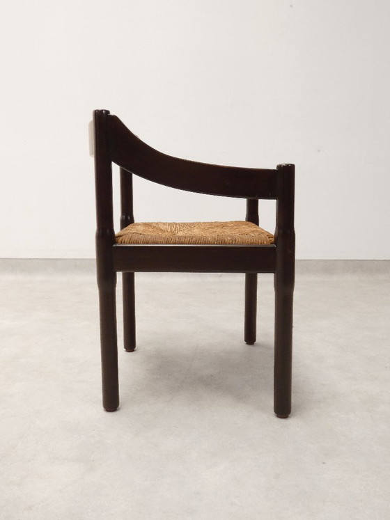 Sillas Cassina Carimate - ratán marrón – Sillas de comedor, Wicker, Vintage (photo 24 of 29)