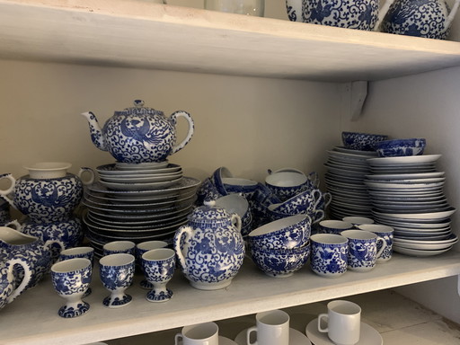 Vasellame blu giapponese (cinese), ampia collezione
