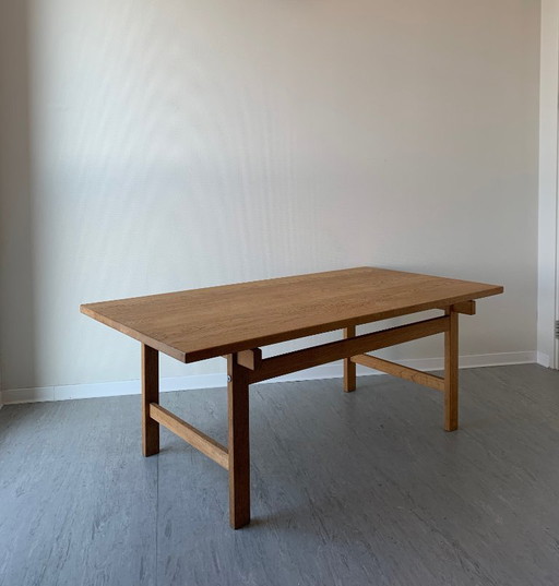 Hans J. Wegner coffee table – PP Møbler – solid oak – with original label