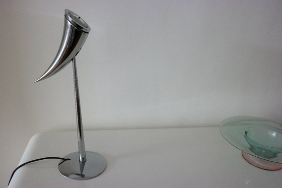 Image 1 of Philippe Starck, lampada 'ARA', metallo cromato lucido (FLOS, Italia).