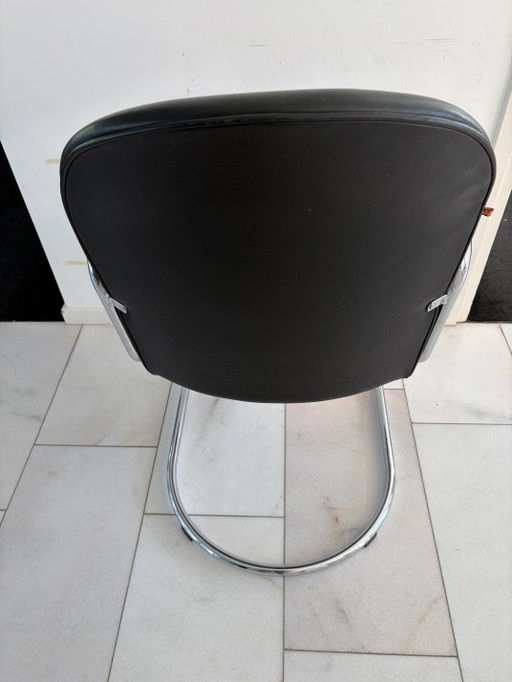 Gispen 413 Black Leather – fauteuils, Metal (photo 2 of 5)