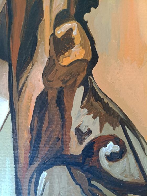 Image 1 of Oil painting on Corot cardboard
