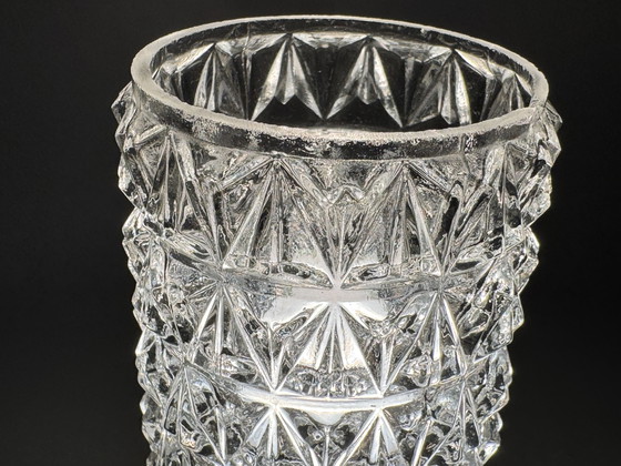 Image 1 of Vintage tafellamp met glazen kap (jaren ’70 stijl)