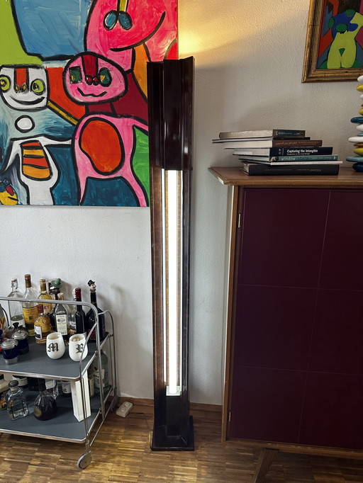 Lampe Stehlampe « MOONLIGHT » par ETTORE SOTTSASS Memphis Milano Original