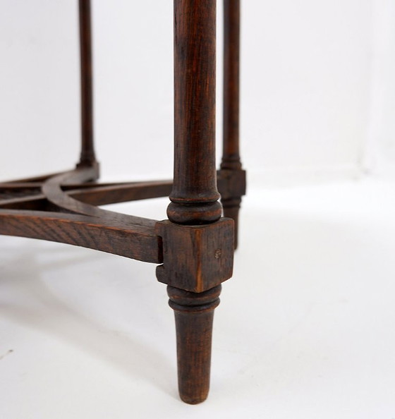 Image 1 of Beistelltisch oder sechseckiger Sockel mit Gitterstruktur und Sternform