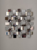 Miroir en aluminium tissé