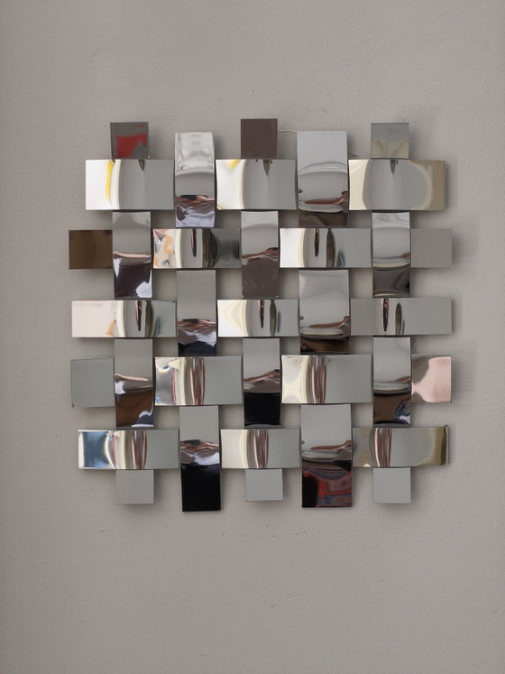 Image 1 of Espejo de aluminio tejido