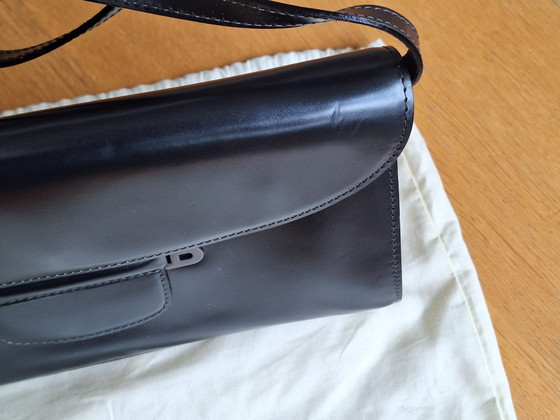 Vintage Bally Leather Shoulder Bag / Clutch, 90s, Incl. dustbag, Crossbody bags, Calfskin, Black (photo 6 of 14)