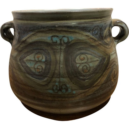 Vintage keramische pot van Jean de lespinasse, 1940