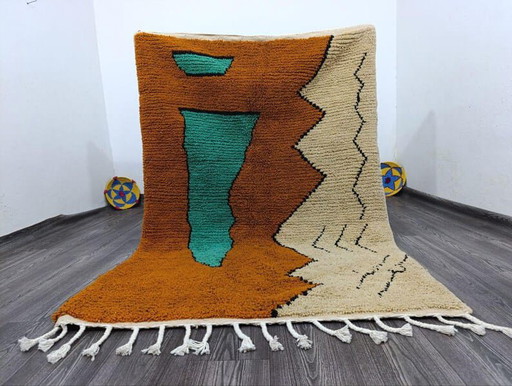 Magnificent Moroccan Rug, Handcrafted, Traditional, 2/3 M