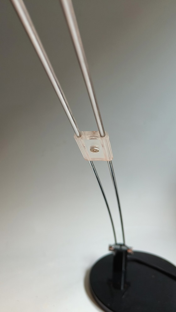Image 1 of Modernist 1980s plexiglass desk lamp