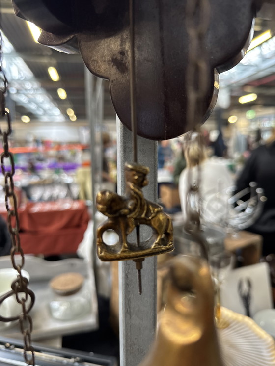 Image 1 of Zaanse Wall Clock "Nu Elck Syn Sin"