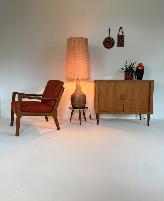 Vintage XL keramieken Vloerlaml, Krösselbach ‘70 – Krösselbach Keramik, Vloerlampen, Wool, Ceramic (photo 11 of 11)