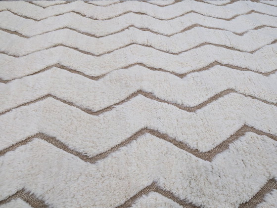 Image 1 of Berberteppich – 259 cm x 160 cm – weiße Wolle