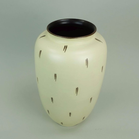 Image 1 of large mid century ceramic floor vase 1950s fritz van daalen, model no. 81/10A