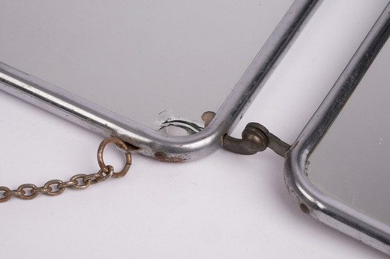 Image 1 of Specchio pieghevole trittico vintage